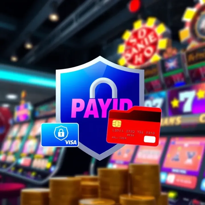 Secure transaction illustration with shield and credit card icons representing PayID security