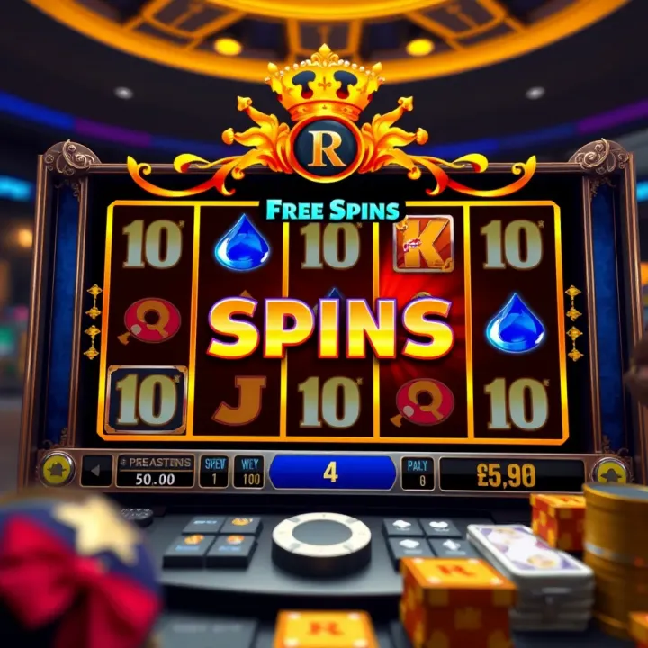 Bonus Features and Free Spins in Royal Reels Slot Royal Reels bonus feature screen highlighting free spins and special rewards within the game