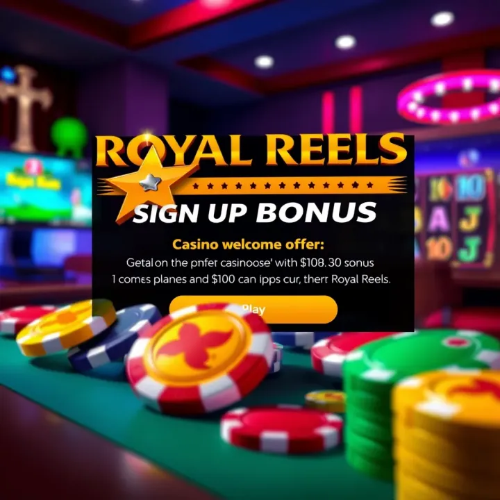 Royal Reels Sign Up Bonus Explained