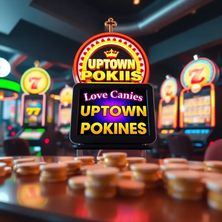 Digital interface showing active no deposit bonus codes for Uptown Pokies